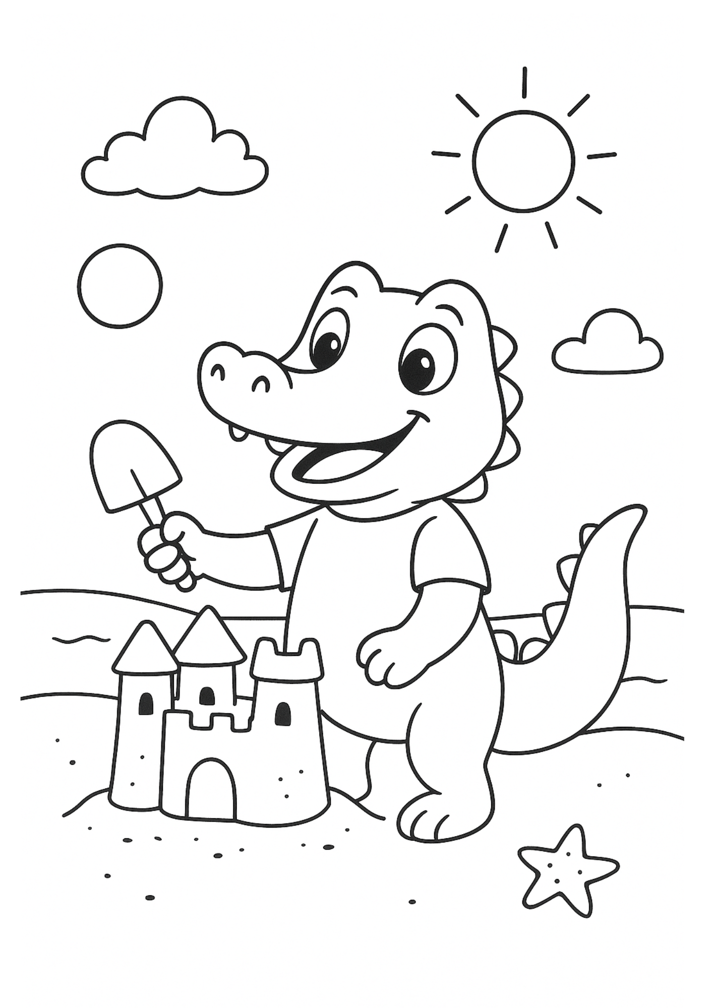 Printable Animal Kingdom Coloring Book PDF - Image 5